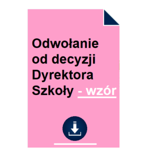 odwolanie-od-decyzji-dyrektora-szkoly-wzor