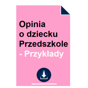 opinia-o-dziecku-przedszkole-przyklady