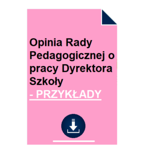 opinia-rady-pedagogicznej-o-pracy-dyrektora-szkoly-przyklady