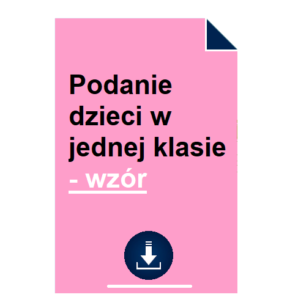 podanie-dzieci-w-jednej-klasie-wzor-pdf-doc