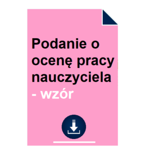 podanie-o-ocene-pracy-nauczyciela-wzor-pdf-doc