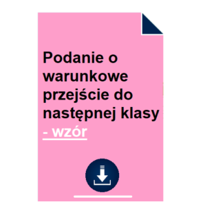 podanie-o-warunkowe-przejscie-do-nastepnej-klasy-wzor