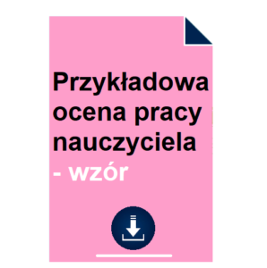 przykladowa-ocena-pracy-nauczyciela-wzor