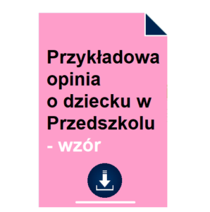 przykladowa-opinia-o-dziecku-w-przedszkolu-wzor