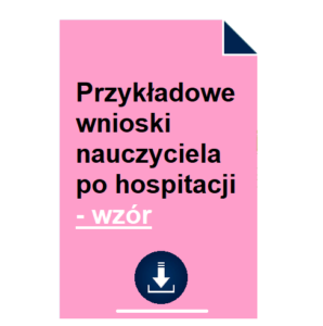przykladowe-wnioski-nauczyciela-po-hospitacji-wzor