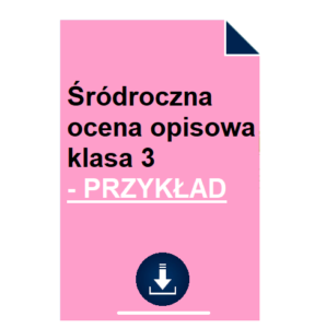 srodroczna-ocena-opisowa-klasa-3-przyklady