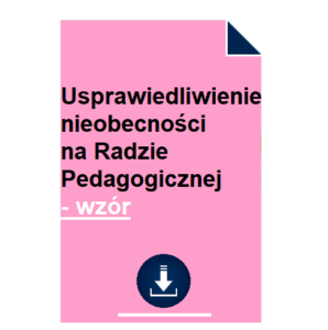 usprawiedliwienie-nieobecnosci-na-radzie-pedagogicznej-wzor