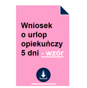 wniosek-o-urlop-opiekunczy-5-dni-wzor