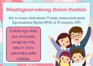 Gazetka szkolna na Dzień Rodziny