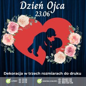 dzien-ojca-dekoracja-w-3-rozmiarach-czerwone-serce